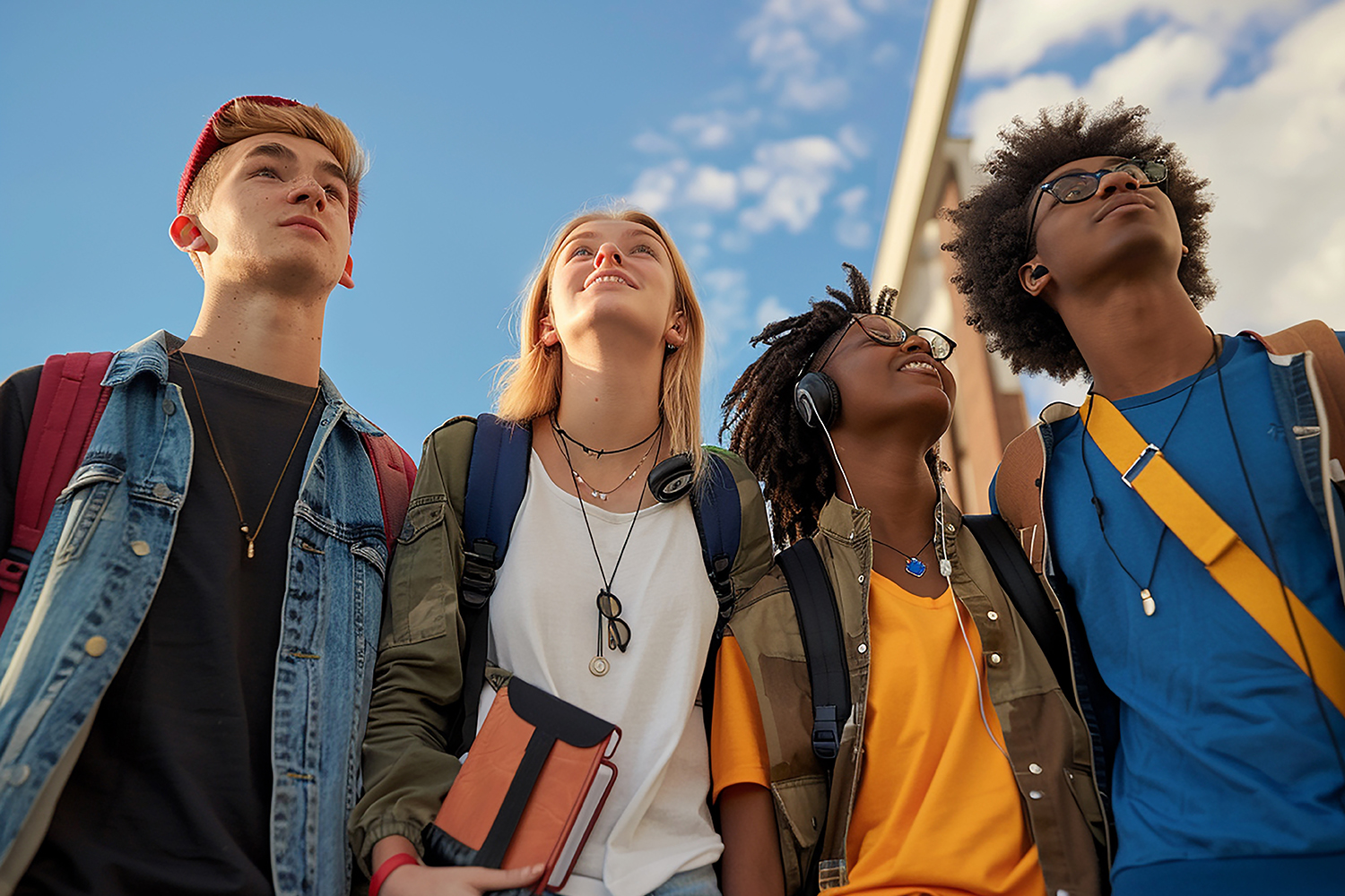 student group traveling